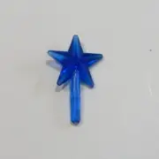 Ceramic Christmas Tree Small 1.5" Blue Star VINTAGE
