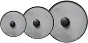 Fulillanlun 3Pcs Kitchen Splash Guard Splatter Screens Frying Pan Splatter Guard Kitchen Splatter Screens Grease Splatter Screen Mesh Oil Proof Pot Lid
