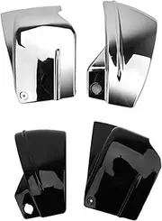Wivplex Motorcycle Battery Side Left Right Fairing Protection Guard Cover, for Yamaha, V-Star 650 DragStar 650 XVS650 XVS650A V-Star 400 Motorcycle Battery Side Cover(Black)