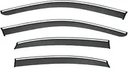 STIDPFZX Window Visor Side Window Deflector Weather Shield Awnings & Shelters Compatible for Virtus 2017 2018 2019 2020 2021 2022 2023 2024