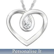 Always In My Heart Personalised Pendant Necklace