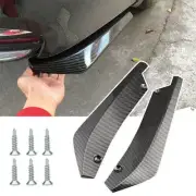 2pcs For Aston Martin Carbon Fiber Car Rear Bumper Splitter Diffuser Canard (for: Aston Martin)