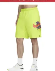 NIKE 90’S Dri-FIT Flex Woven Training Shorts Fluorscent Neon Green Sz XL Nwt