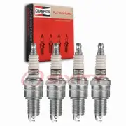 4 pc Champion Platinum Spark Plugs for 1977-1978 Nissan F10 1.4L L4 Ignition wo