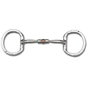Myler Eggbutt with Hooks Comfort Snaffle with Copper Roller MB 03