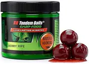 Carp Food Boosted Hookers Mulberry Carp Food Carp Fishing Without Effort, Bait for Large Fish Fishing, Carp Accessories Professional & Hobby Fishing, Fishing Food 18 mm 220 g/120 g