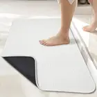,Bath Mat,Ultra Thin Bathroom Rugs,Rubber Bath Mats for Bathroom Non Slip Qui...