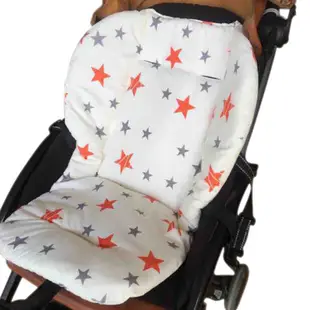 嬰兒童推車餐椅坐墊 四季純棉棉墊 傘車靠墊 透氣加厚座椅通用墊子【IU貝嬰屋】