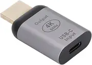 Naroote USB to Adapter, Type C to Adapter Multi Port Type C HD Multimedia Interface 4K at 60HZ with Aluminum Shell Video Converter for PC Laptop Phone (#2)