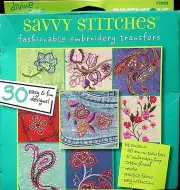 DIMENSIONS SAVVY STITCHES EMBROIDERY TRANSFER KIT 73098 30 DESIGNS SEALED