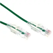 Dynamix PLSG-C6-3 3m Cat6A 10G Green Ultra-Slim Component Level UTP Patch Lead (30AWG) with RJ45 Unshielded 50 [PLSG-C6-3]
