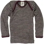 [ENGEL] Baby Vest Long Sleeves, 70% Wool (kbT) 30% Silk, Natural