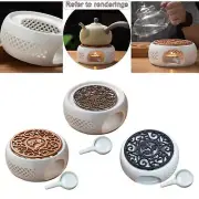 Round Teapot Warmer with Candle Tray Warming Holder for
