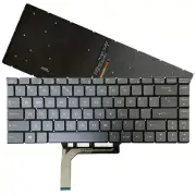US Backlit Keyboard Backlight For MSI GS65VR, MSI MS-16Q2 Gray