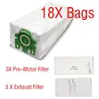 6-18 Vacuum Hoover DUST Bags For Miele S7 Upright Dynamic U1 S7580 S7210