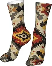 [CSIVKEJ] Crew Socks Comfort Casual Athletic Multi Design Socks For Women Men, 3d 3, One Size, 3d 3, One size
