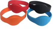 YARONGTECH-13.56MHZ ISO 14443A MIFARE Classic 1K NFC Silicone RFID Wristband Pack of 5 (Mix)