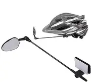 Bicycle Rear View Mirror for Helmets - Adjustable Bicycle Portable for Motorcycles, Electric Bikes, Mountain Bikes