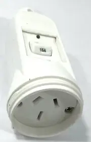 Suspended 15 Amp Pendant Hanging Ceiling GPO Power Point Socket Outlet W / Neon