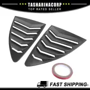 Piece of 2 Car Rear Side Window Louvers Cover for Toyota 86 13-21 Matte Black (for: Subaru)