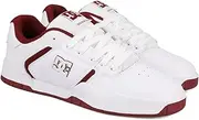 [DC Shoes] Men's Central Sandal Toe Separator Sandals, White Purple Wine, 43 EU