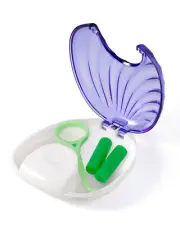 Retainer Case, Orthodontic Retainer Case, Dental Mouth Guard Container Denture C