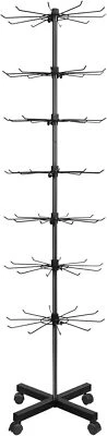 Retail Display Stand 7 Tier Spinner Display Rack Hats Jewelry Keychain Craft Sho
