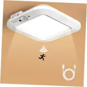Rechargeable Motion Sensor Ceiling Light, 220LM 6000K Closet Lights Motion