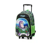 Disney Buzz Lightyear 17" 3D Eva Kids/Childrens 2 Wheel Shoulder Backpack Bag