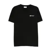 [Off-white] Off-white Logo-detail T-shirt S BLACK/WHITE