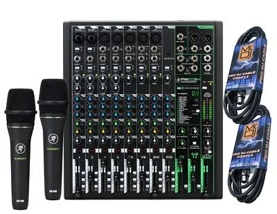 Mackie ProFX12v3 12-Channel Mixer with Built-in Effects and USB 2 Mackie EM-89D