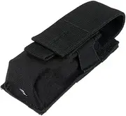 Flashlight Pouch Nylon Flashlight Torch Pouch Tactical Flashlight Holster Belt Holster Holder Torch Carry Case for Climbing Trekking Outdoor Activity