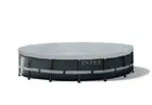 Intex 5.49M Deluxe Round UV Protective Above Ground Outdoor Pool Cover Set