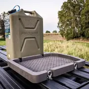 Roof Rack Mount for 20L Plastic Proquip Jerry Can - includes tie down kit
