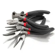 5pcs PLIER JEWELERS PLIERS SET JEWELRY MAKING BEADING WIRE WRAPPING HOBBY Tools