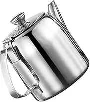 CATIEBYE Stainless Steel Tea Kettle Stovetop Tea Pot for Home Use Heat Resistant Design with Comfortable Handle for Brewing Loose Leaf Tea and Coffee