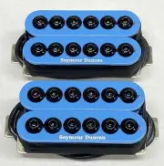 Seymour Duncan Invader Blue 6 String Humbucker Pickup Set SH-8b/SH-8n