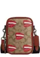 Coach X Tom Wesselmann Stanton Crossbody Bag In Signature Canvas in Khaki/ Terracotta Multi CQ088