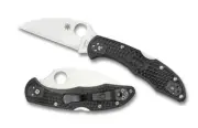 Spyderco Knives Delica 4 Lockback Black FRN VG10 C11FPWCBK Knife