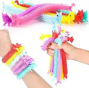 48 Pcs Halloween Stretchy Sensory Toys Unicorn Stress Toys Fidget Toy for Teens Adults With Autism Party Favors Gift Anxiety Relief Relaxing Calming
