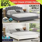 ALFORDSON Bed Frame Queen Double King Single Mattress Base Leather Fabric