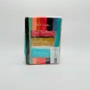 Paul Smith Men's 3 pack Mixed Color Logo Underwear Long Trunk Cotton Size Medium