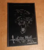 I of the Wolf Sticker Promo 5x2.5 Neil Kaplan Graphic Novel RARE