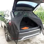 Car Tailgate Mosquito Net with Magnetic Mounting and Nylon Mesh - Ideal Privacy Protection and Sunshade for SUVs - Tear-Resistant and Durable - Comes in 4 Sizes - Easy to Install and Remove (L)