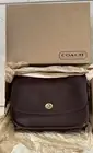 NWT COACH VINTAGE MAHOGANY LEATHER CITY BAG BRASS 9790 ORIGINAL BOX