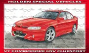 Holden Special Vehicles HSV VT Clubsport Sedan RED flag/banner 150cm x 90cm NEW