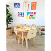 Danish Round Table and 4 Chairs
