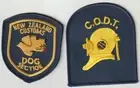 New Zealand Customs Officers Dive Team patch & Dog Section cap patch