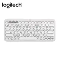 在飛比找PChome24h購物優惠-【Logitech 羅技】K380S 跨平台藍牙鍵盤 珍珠白
