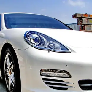 【IDFR】Porsche 保時捷 Panamera 2010~2013 鍍鉻銀 前燈框 飾貼(車燈框 Panamera 鍍鉻 改裝 保時捷)